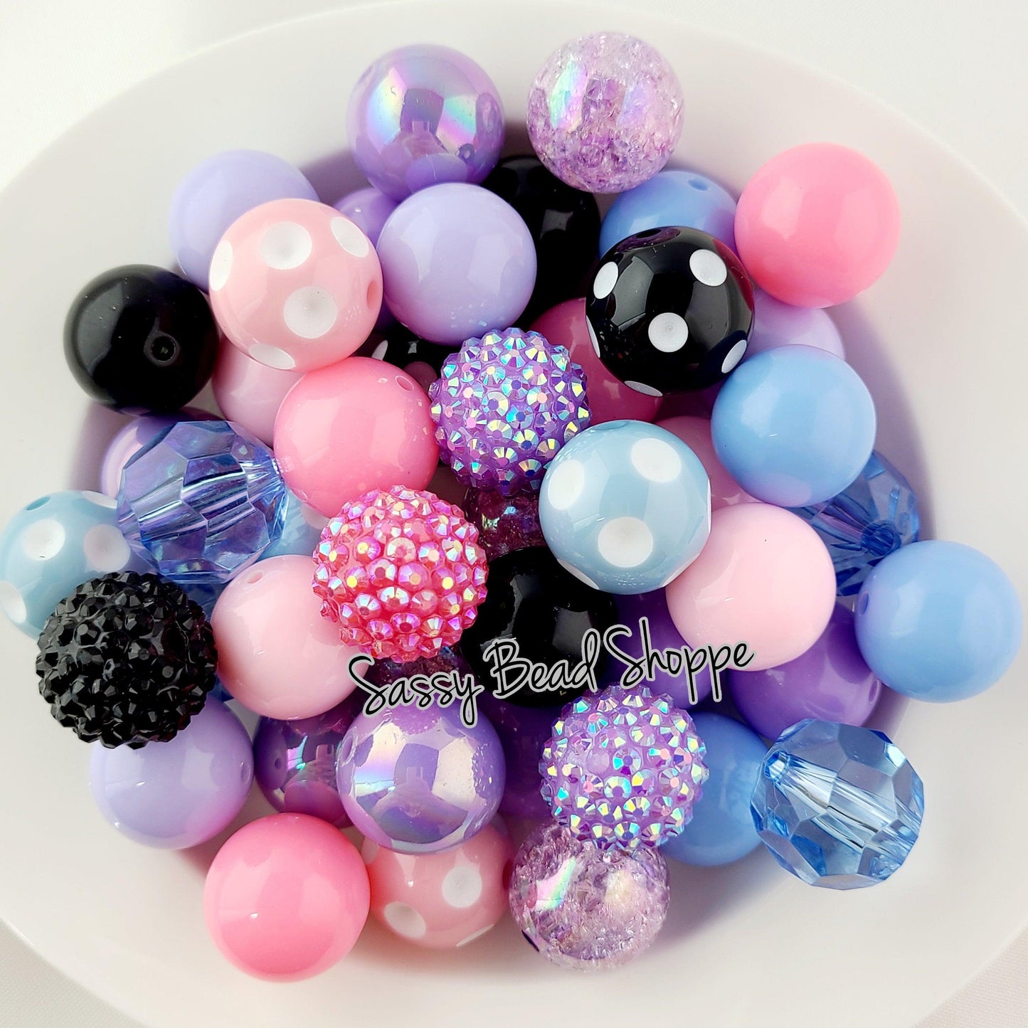 Honey Bunny Bubblegum Bead Mix - Sassy Bead Shoppe