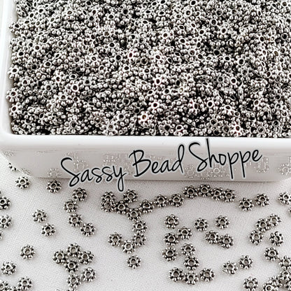 4mm Daisy Spacer Beads