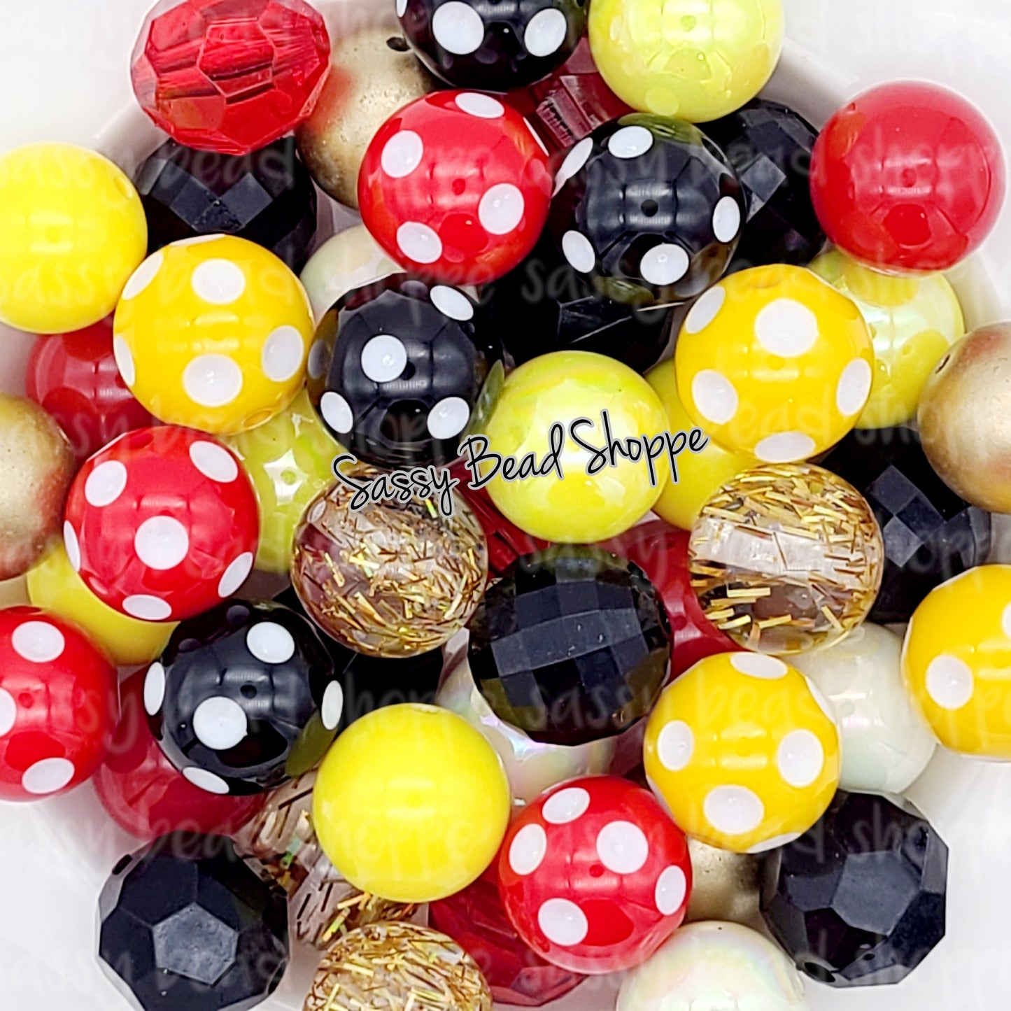 Mouse House Bubblegum Bead Mix - Sassy Bead Shoppe