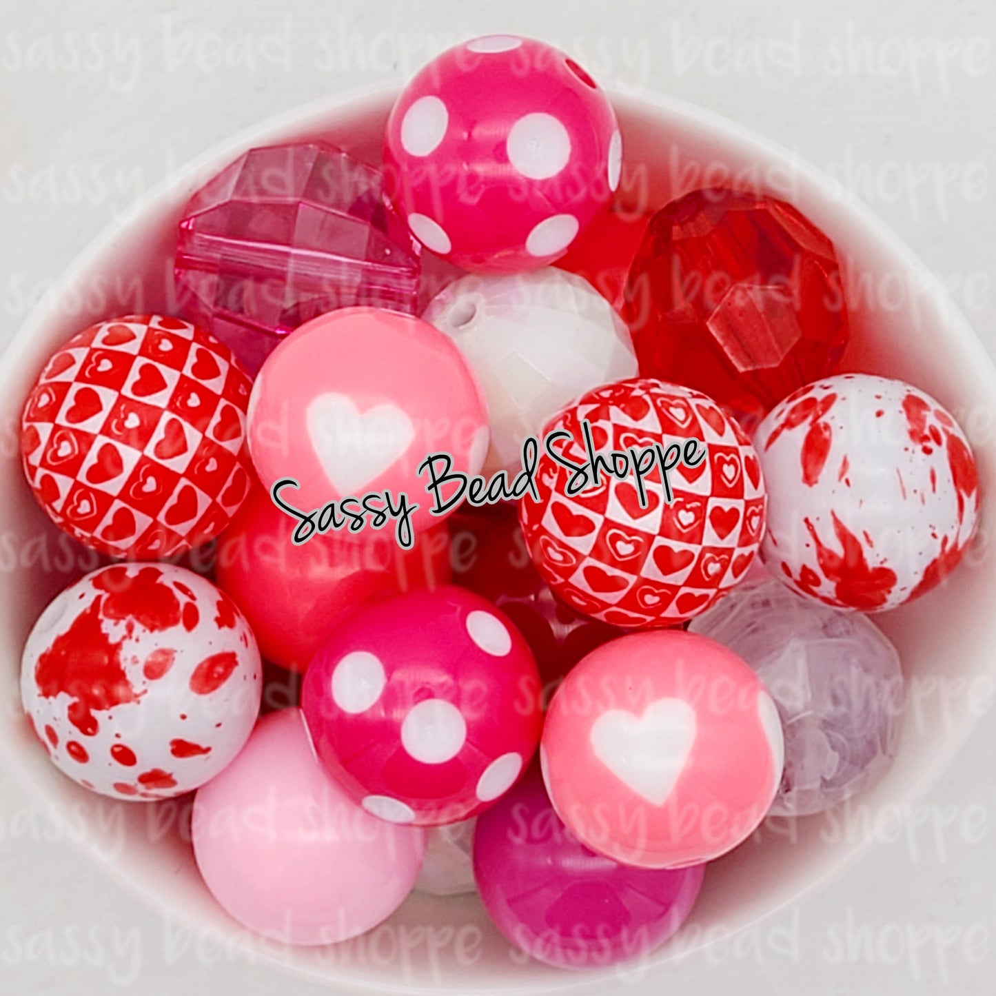 Be Mine Bead Mix - Sassy Bead Shoppe