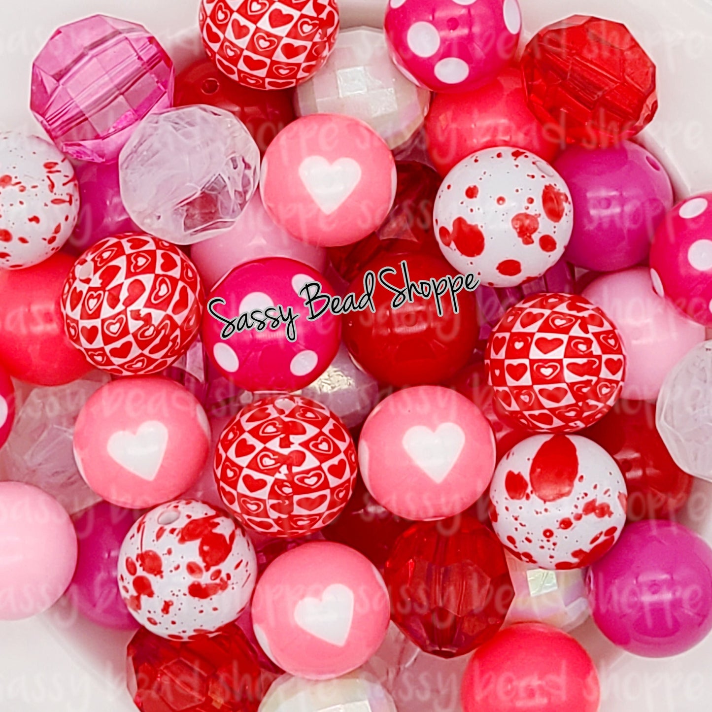 Be Mine Bead Mix - Sassy Bead Shoppe