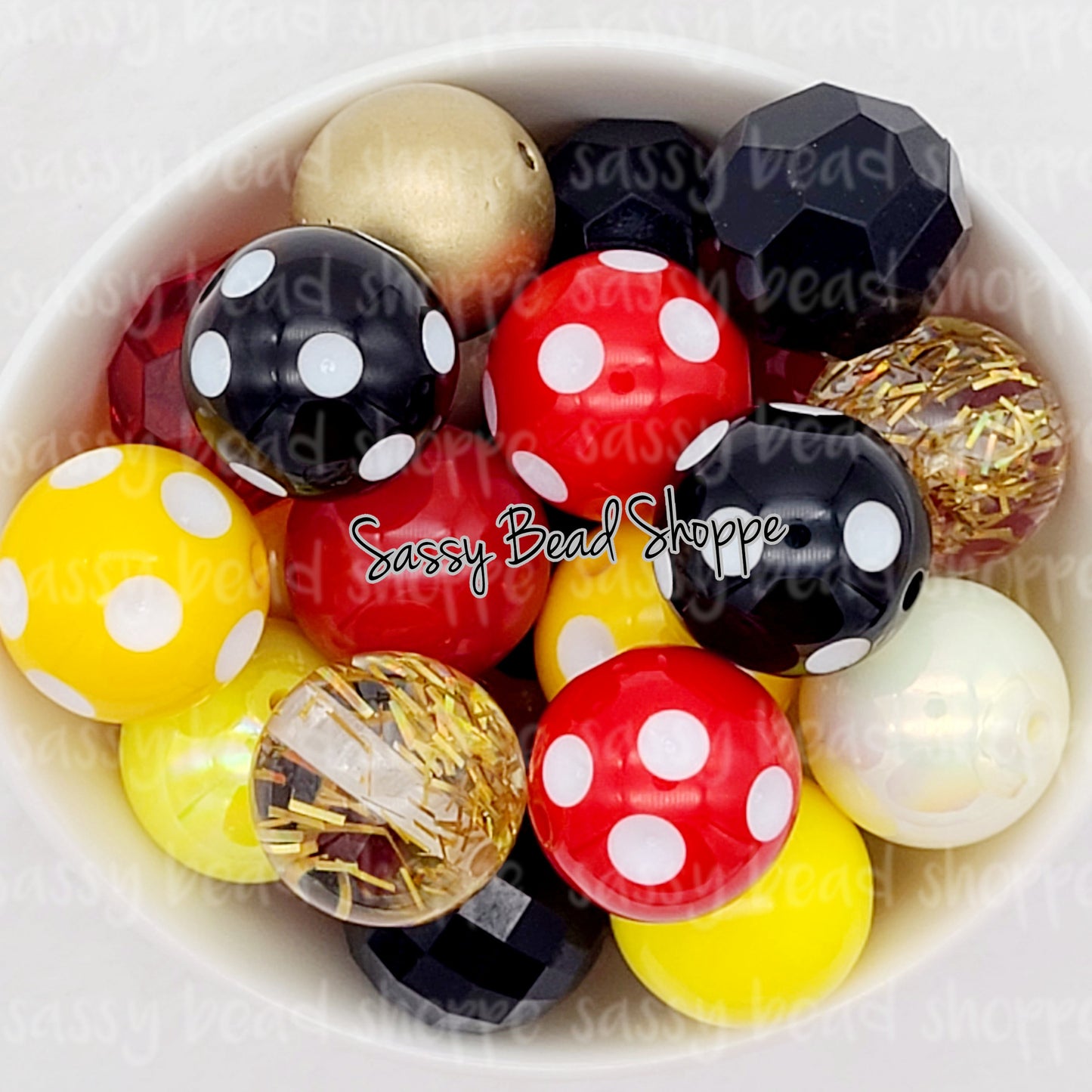 Mouse House Bubblegum Bead Mix - Sassy Bead Shoppe