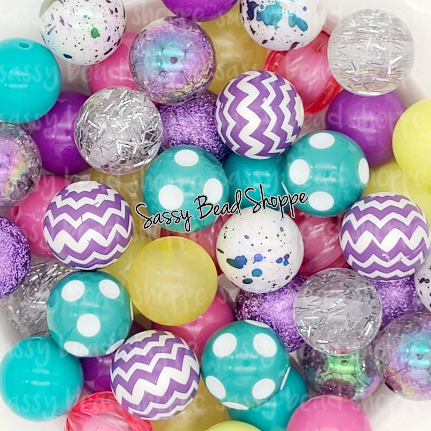 Spring Splatter Bead Mix - Sassy Bead Shoppe