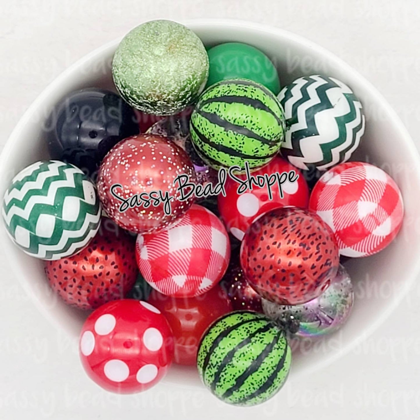 Watermelon Crawl Bead Mix - Sassy Bead Shoppe