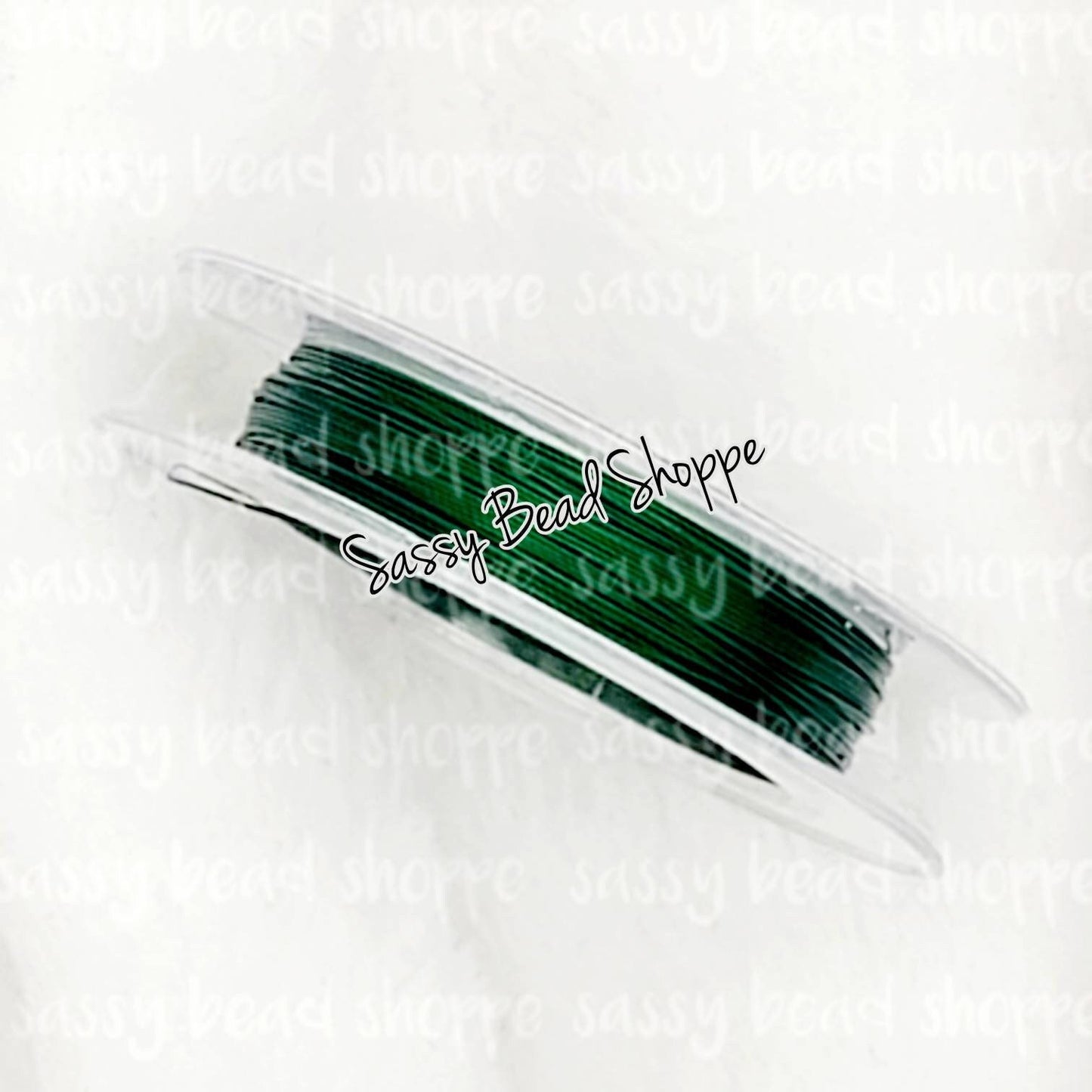 Green Beading Wire 0.3mm- 10 Meters Copper Wire - Sassy Bead Shoppe
