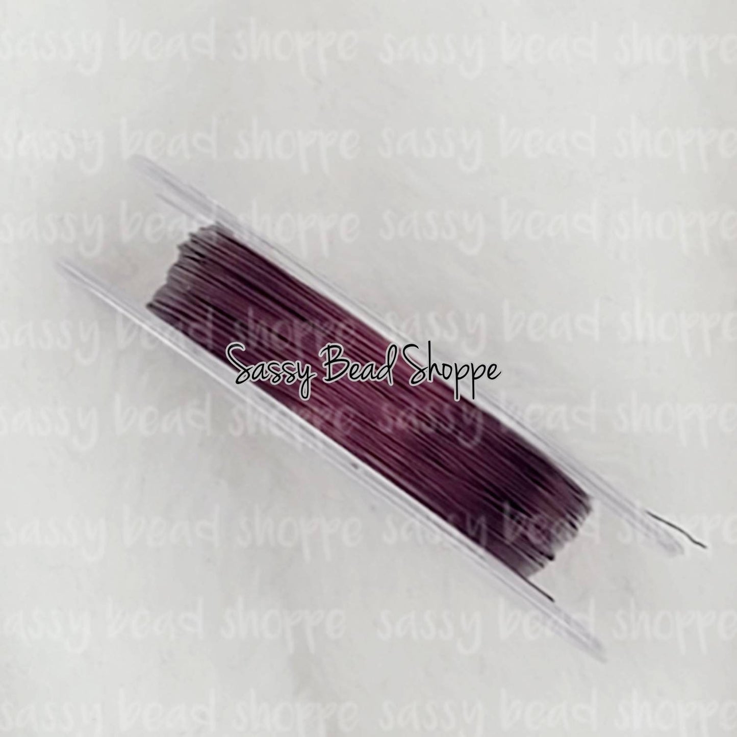 Burgundy Beading Wire 0.3mm- 10 Meters Copper Wire - Sassy Bead Shoppe