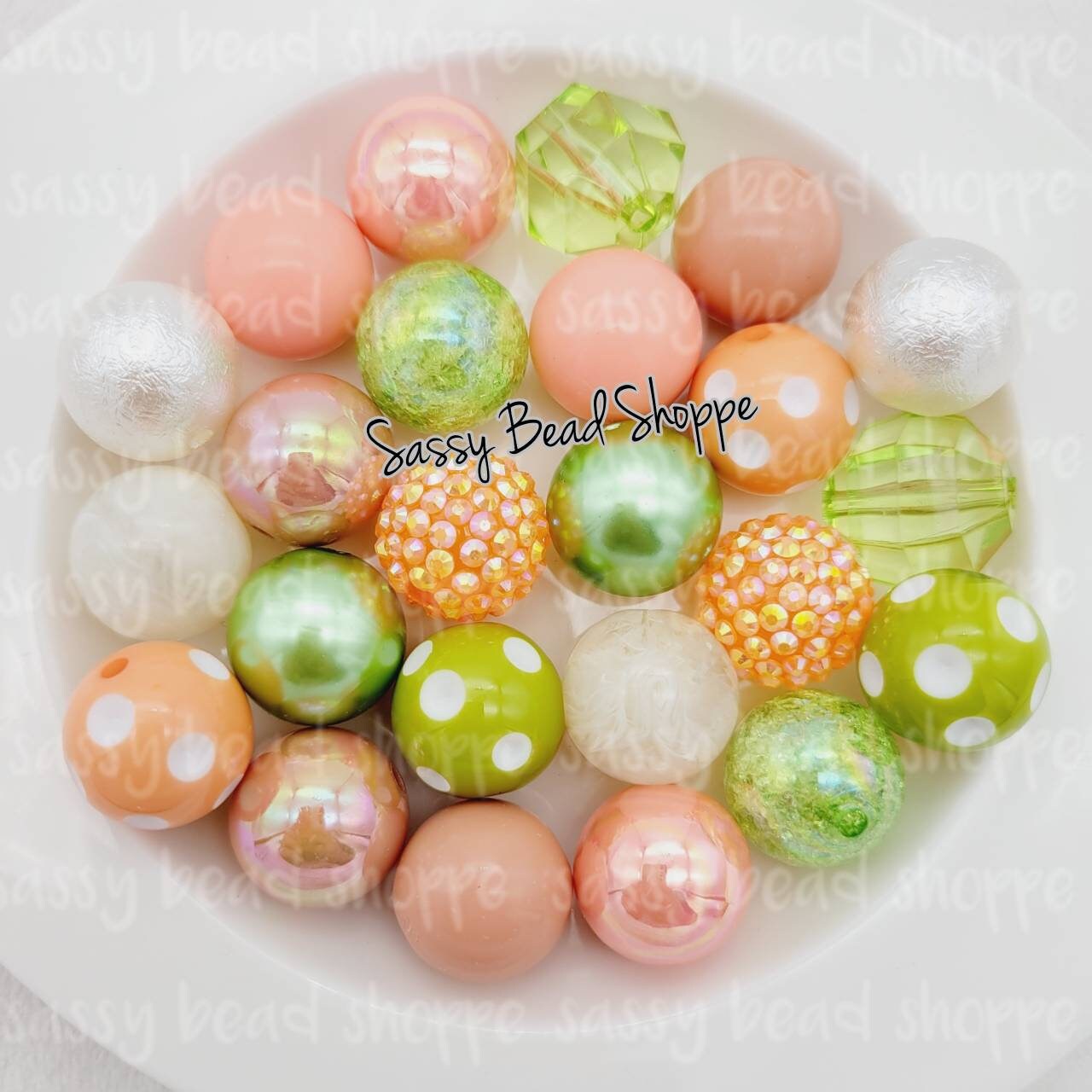 Peach Limeade Bead Mix - Sassy Bead Shoppe