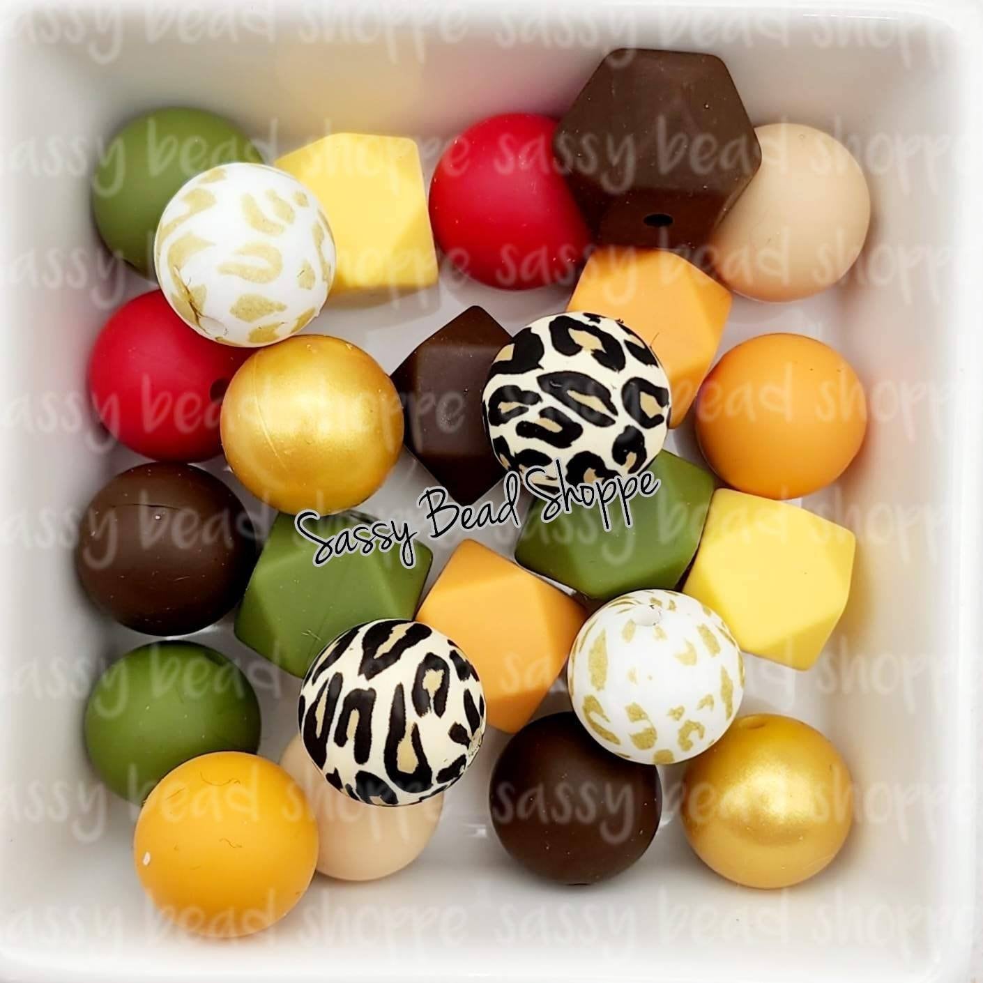 Fall Flurries Silicone Bead Mix - Sassy Bead Shoppe