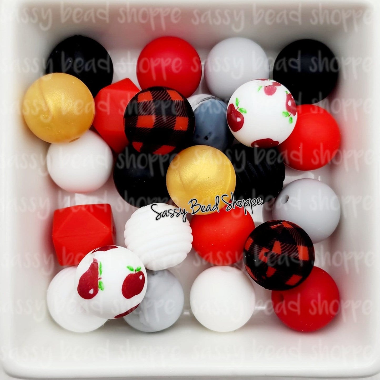 Teach Me Silicone Bead Mix - Sassy Bead Shoppe