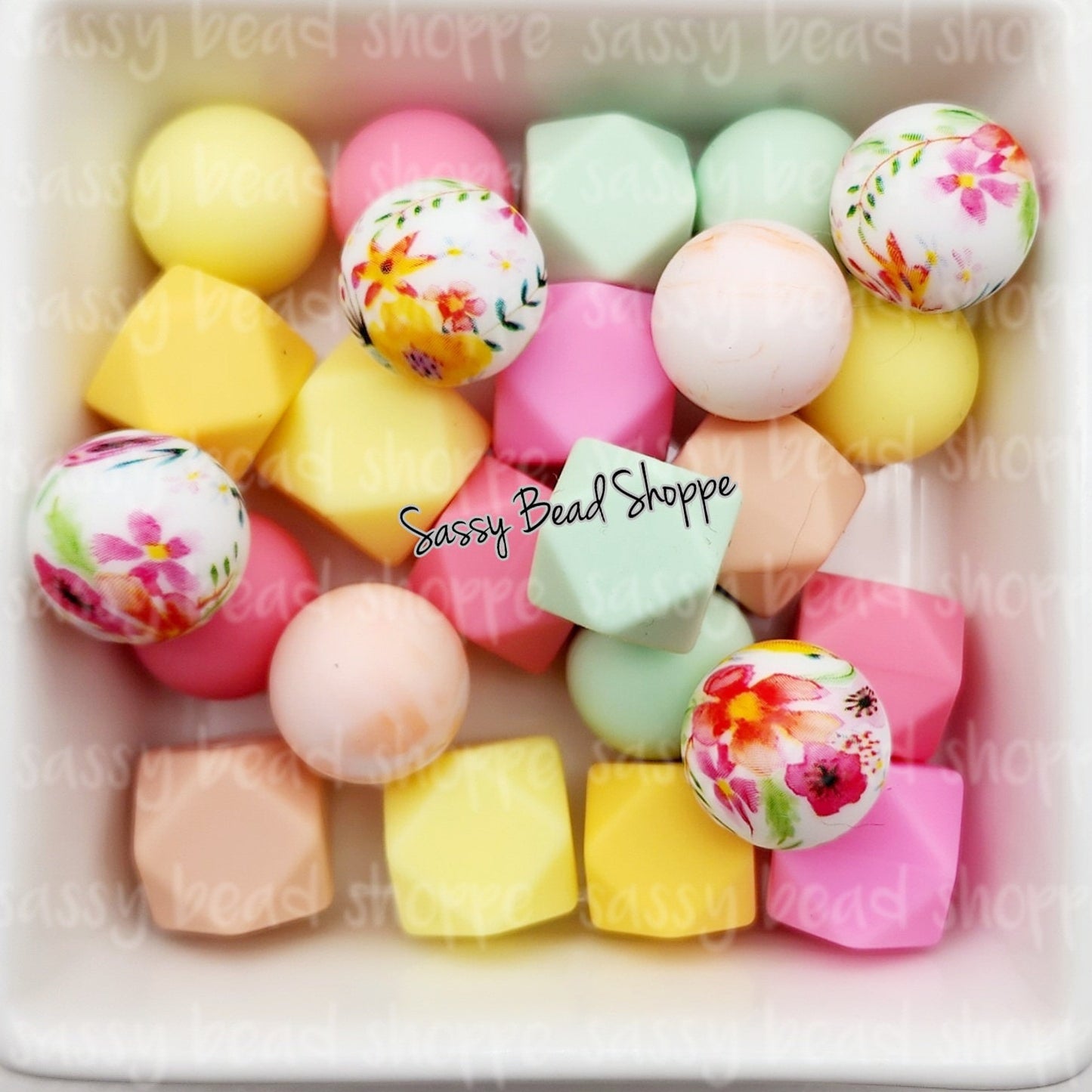 Blossom Silicone Bead Mix - Sassy Bead Shoppe
