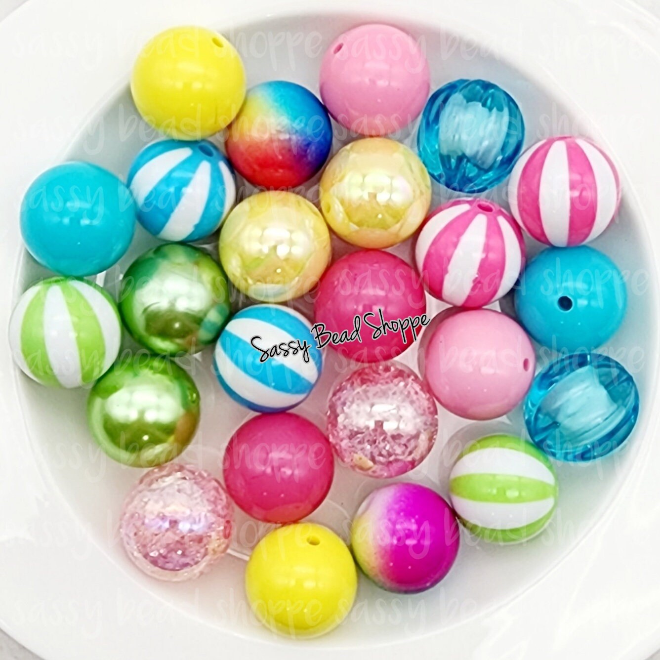 Pool Party Bead Mix - Sassy Bead Shoppe