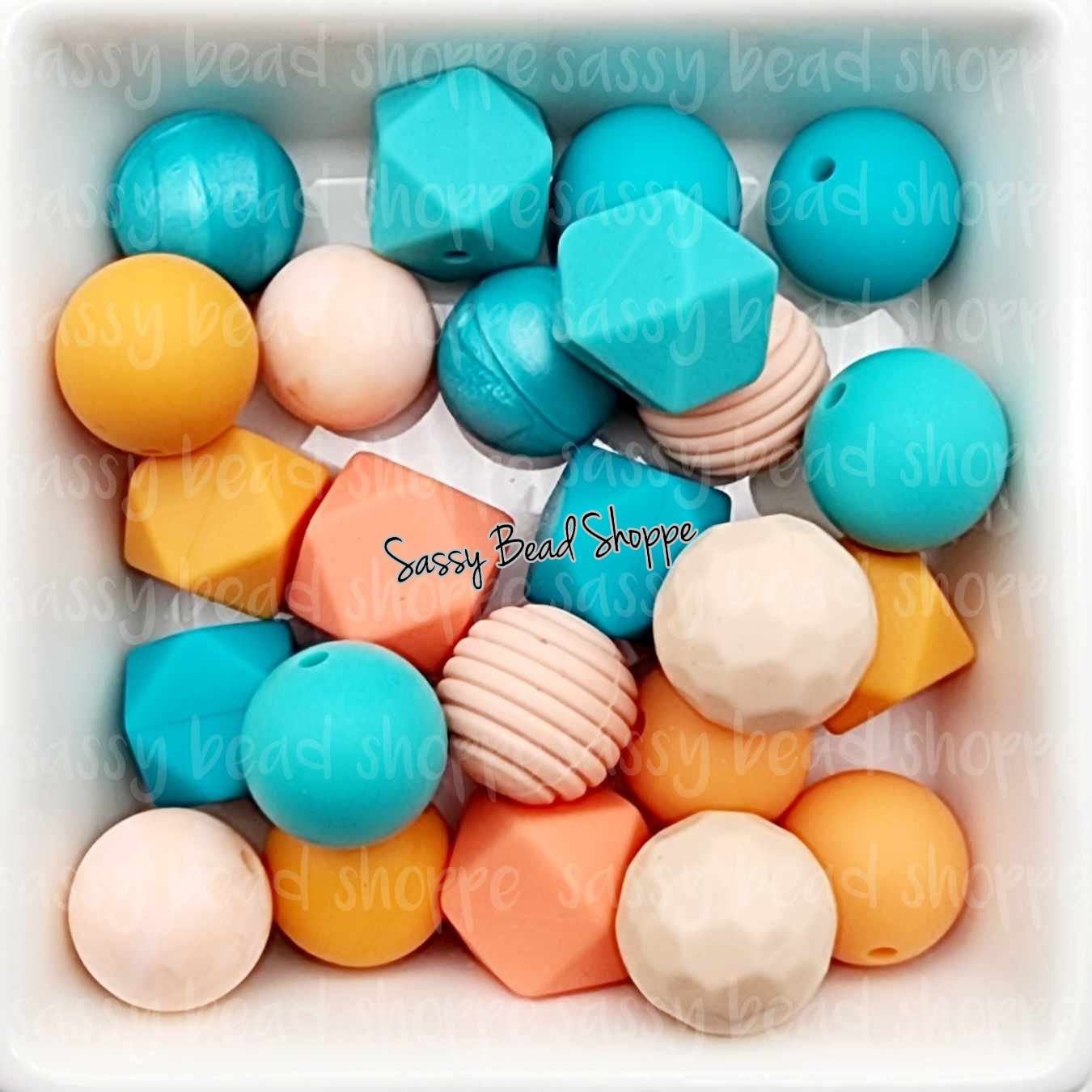 Beach Babe Silicone Bead Mix - Sassy Bead Shoppe
