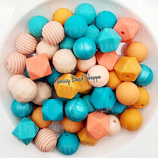 Beach Babe Silicone Bead Mix