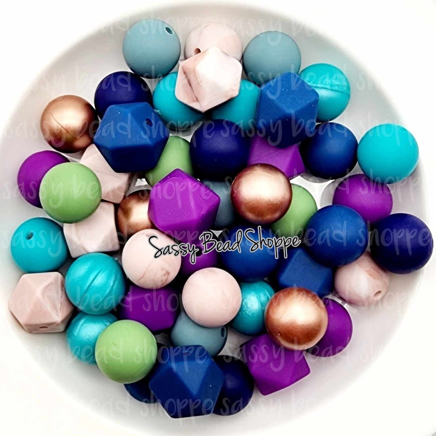 Beach Bum Silicone Bead Mix - Sassy Bead Shoppe