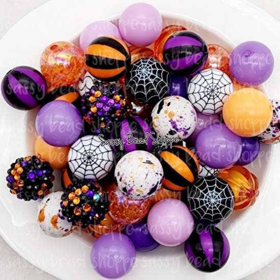 Spider Party Bead Mix - Sassy Bead Shoppe