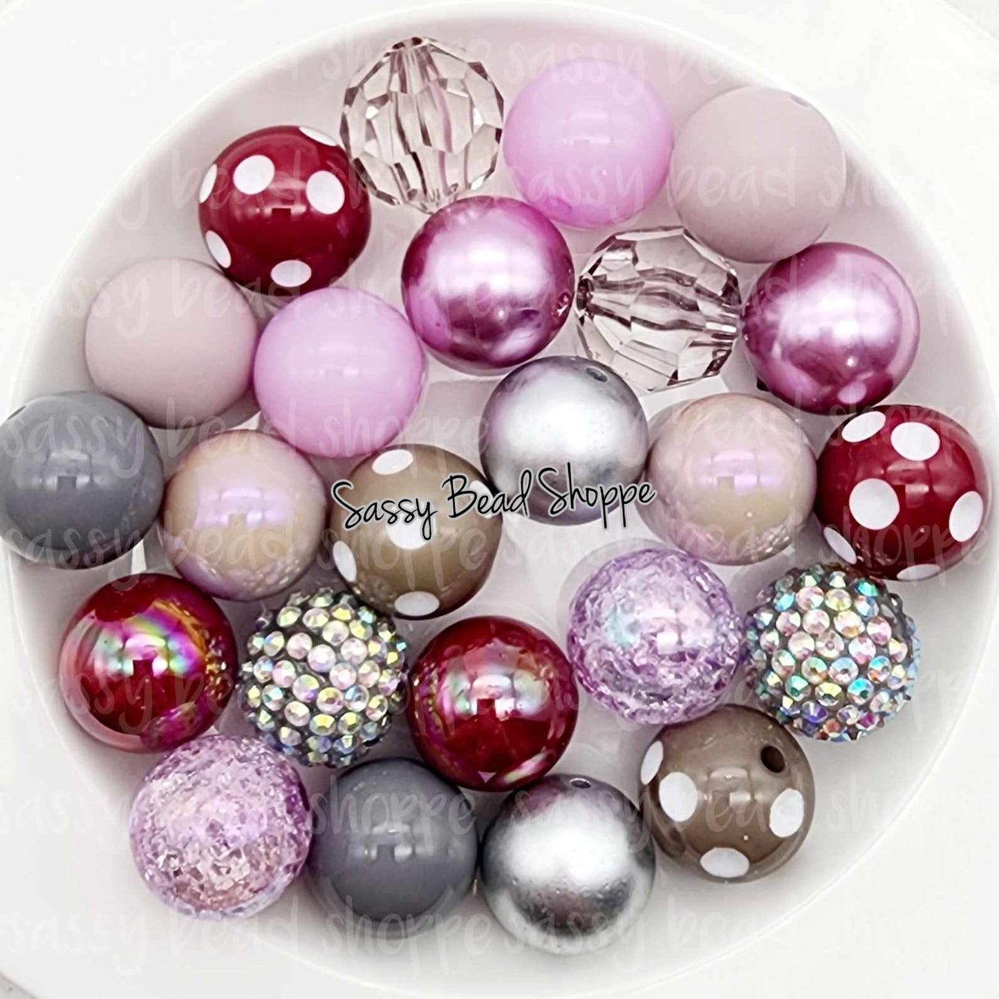 Pomegranate Bliss Bead Mix - Sassy Bead Shoppe