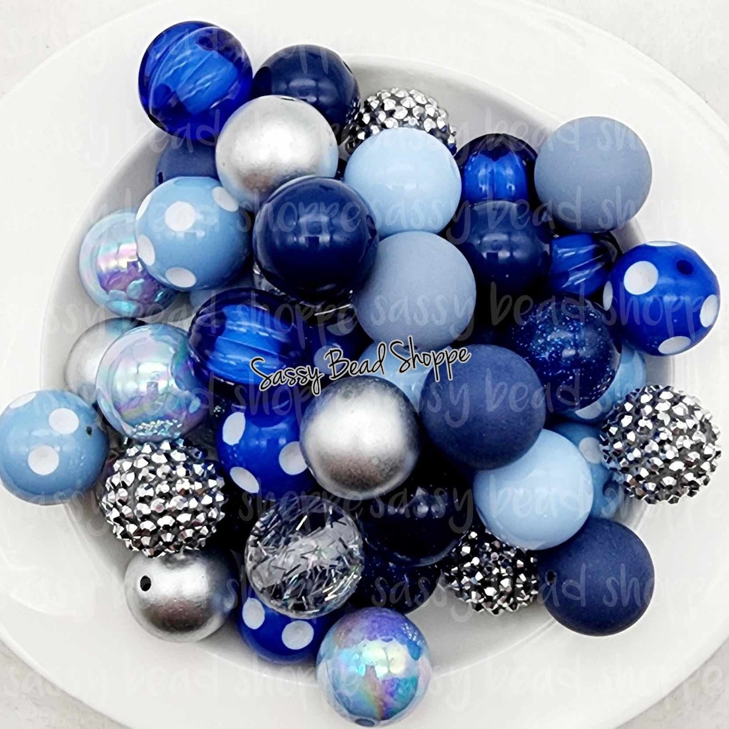 Blueberry Bliss Bead Mix - Sassy Bead Shoppe