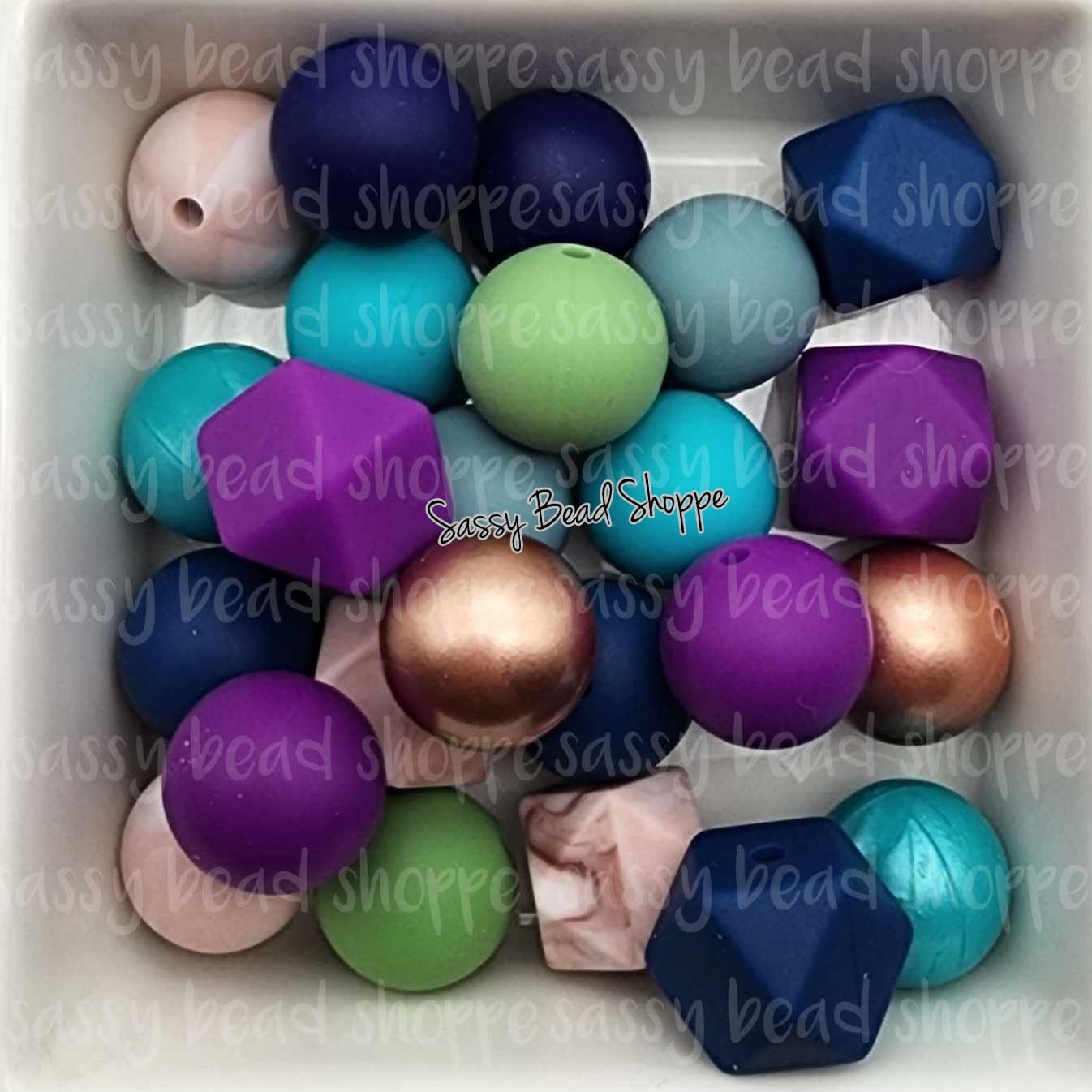 Beach Bum Silicone Bead Mix - Sassy Bead Shoppe