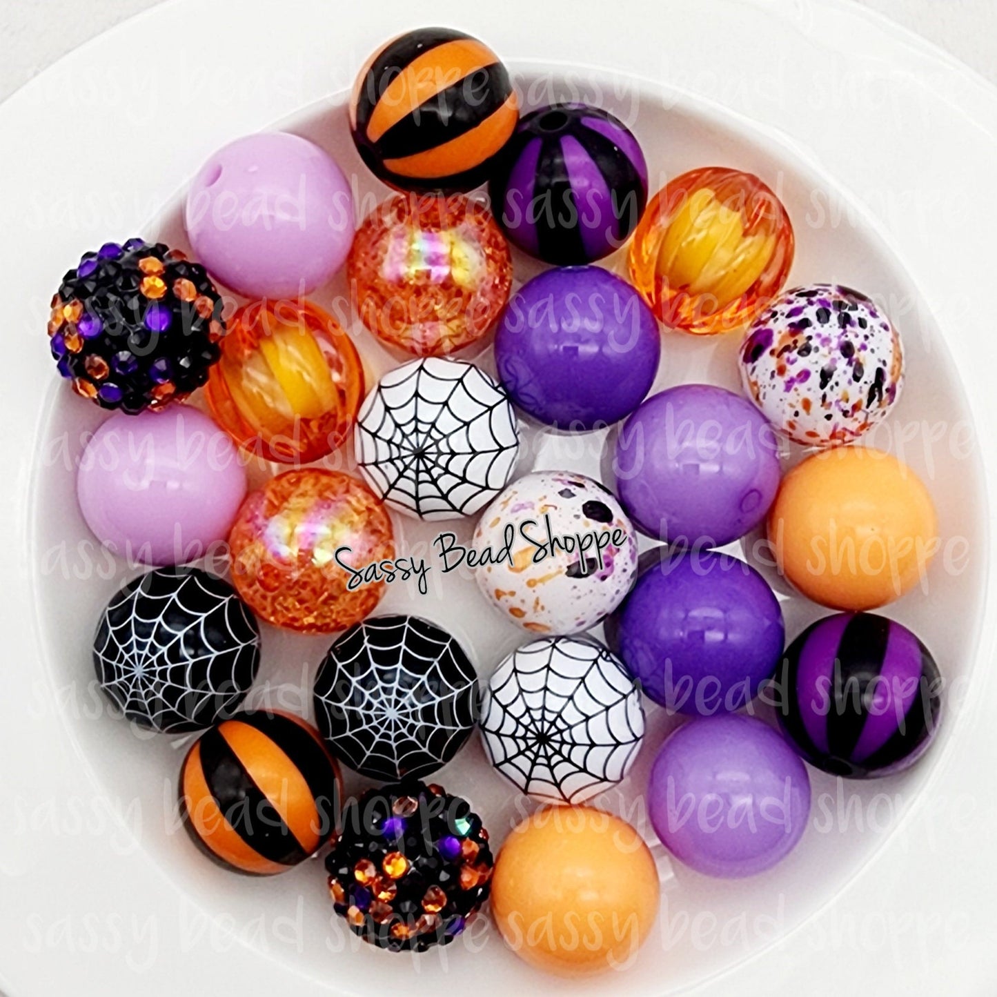 Spider Party Bead Mix - Sassy Bead Shoppe