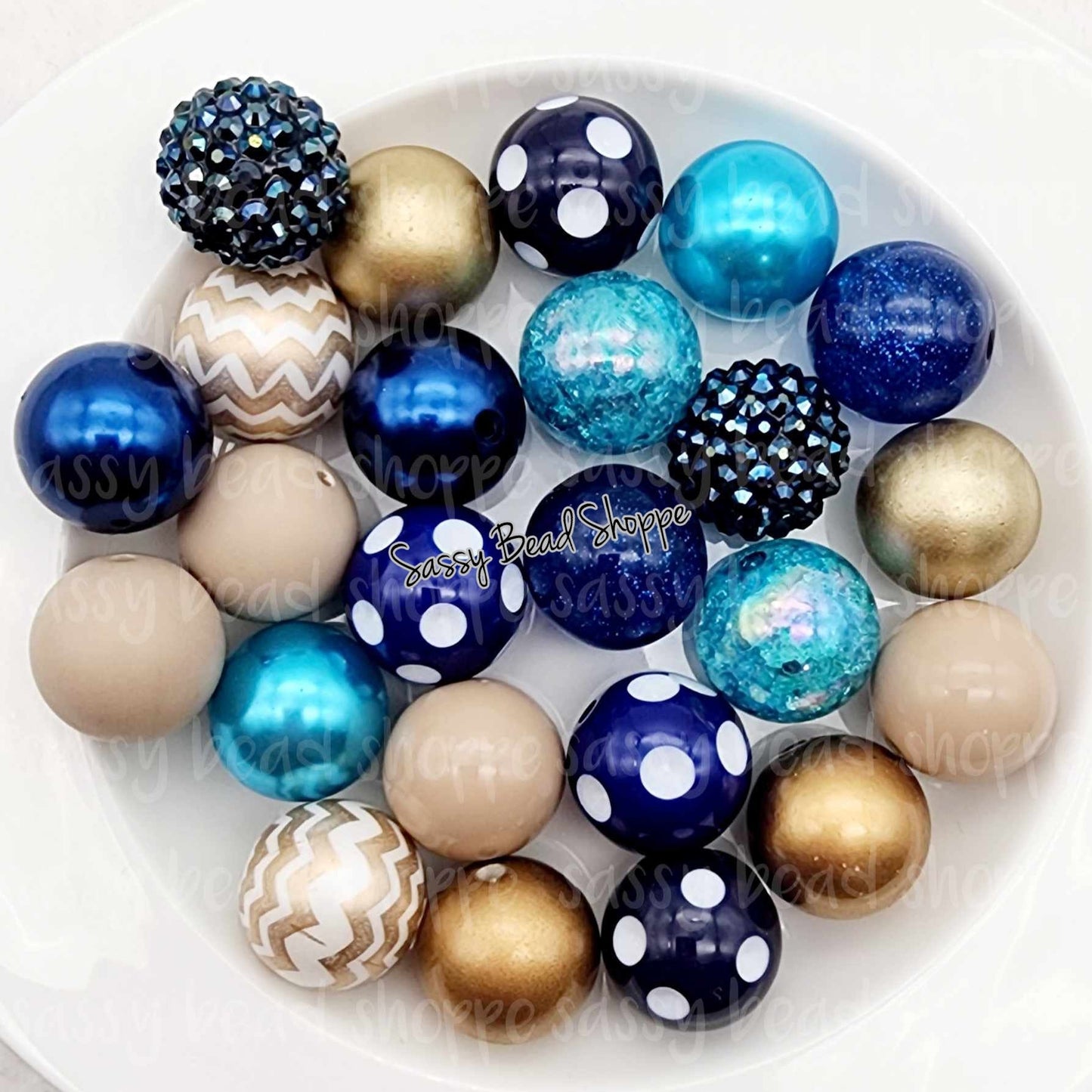Winter Flannel Bead Mix - Sassy Bead Shoppe