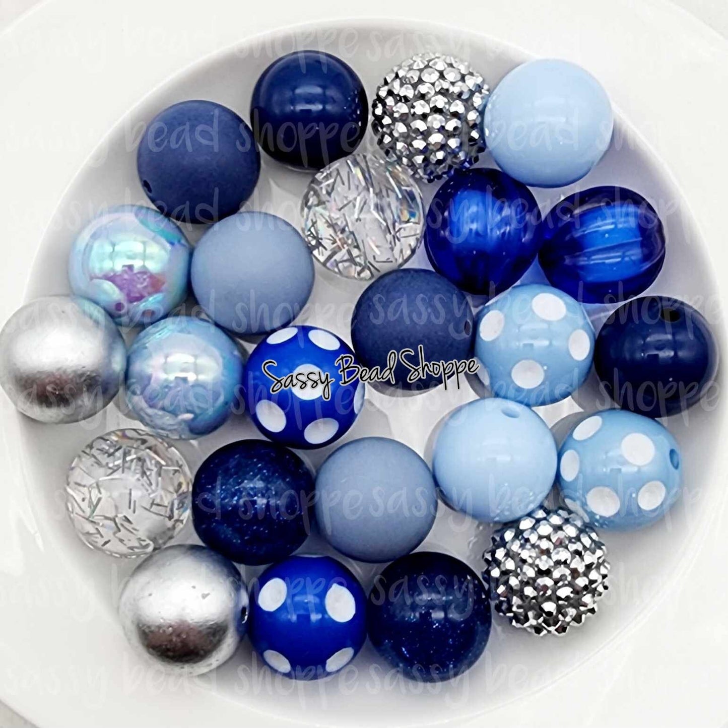 Blueberry Bliss Bead Mix - Sassy Bead Shoppe