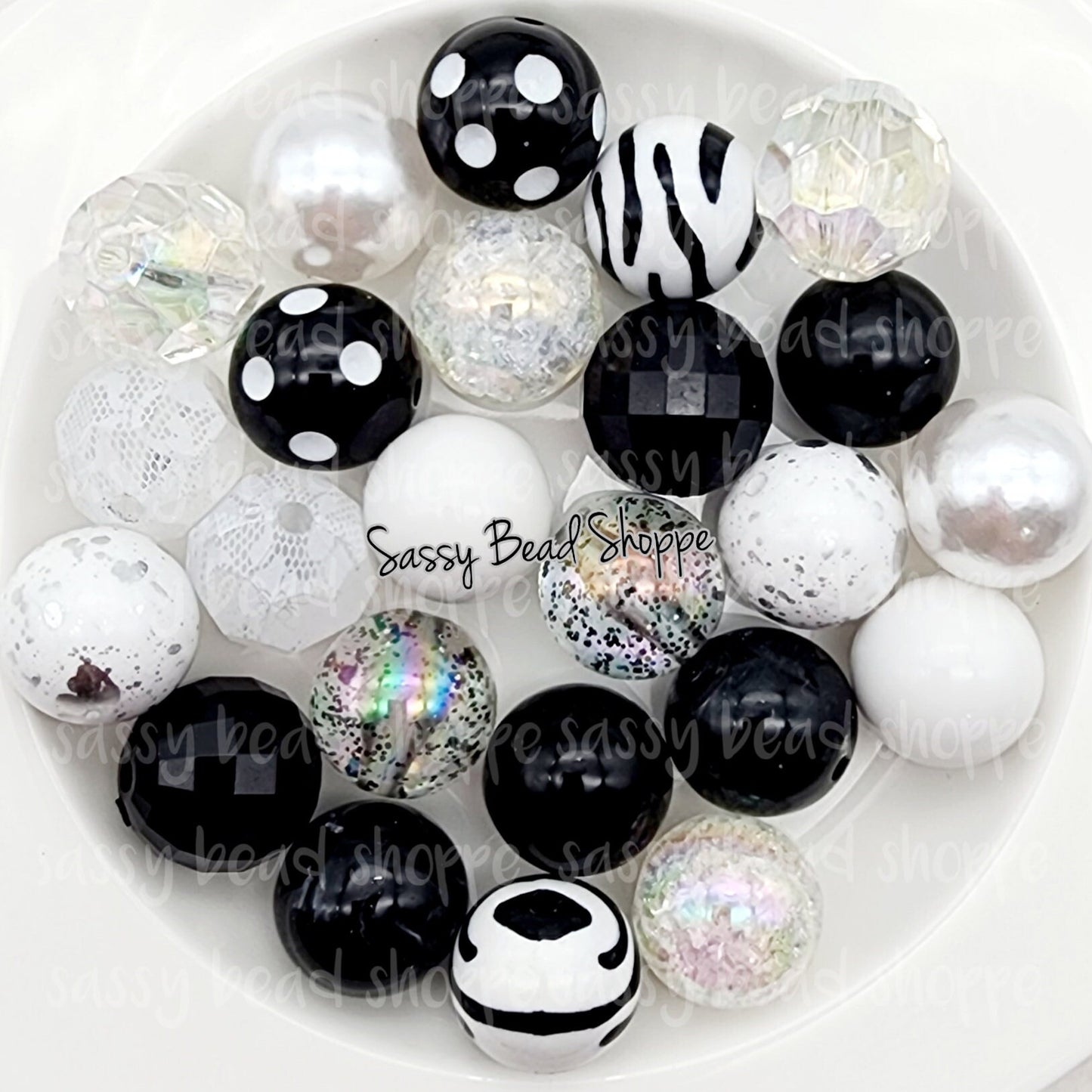 Black Tie Affair Bead Mix - Sassy Bead Shoppe