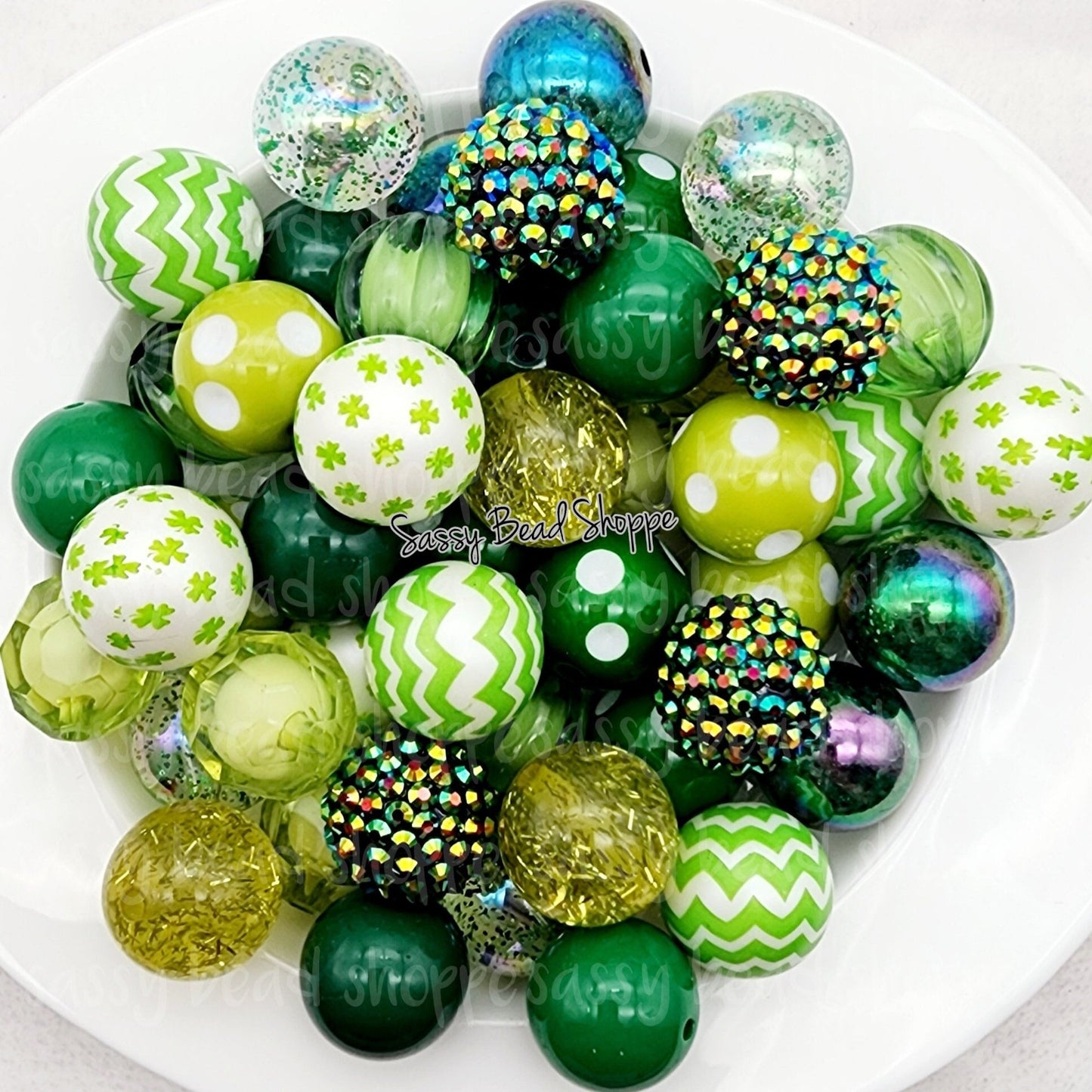 Shamrock Bead Mix - Sassy Bead Shoppe