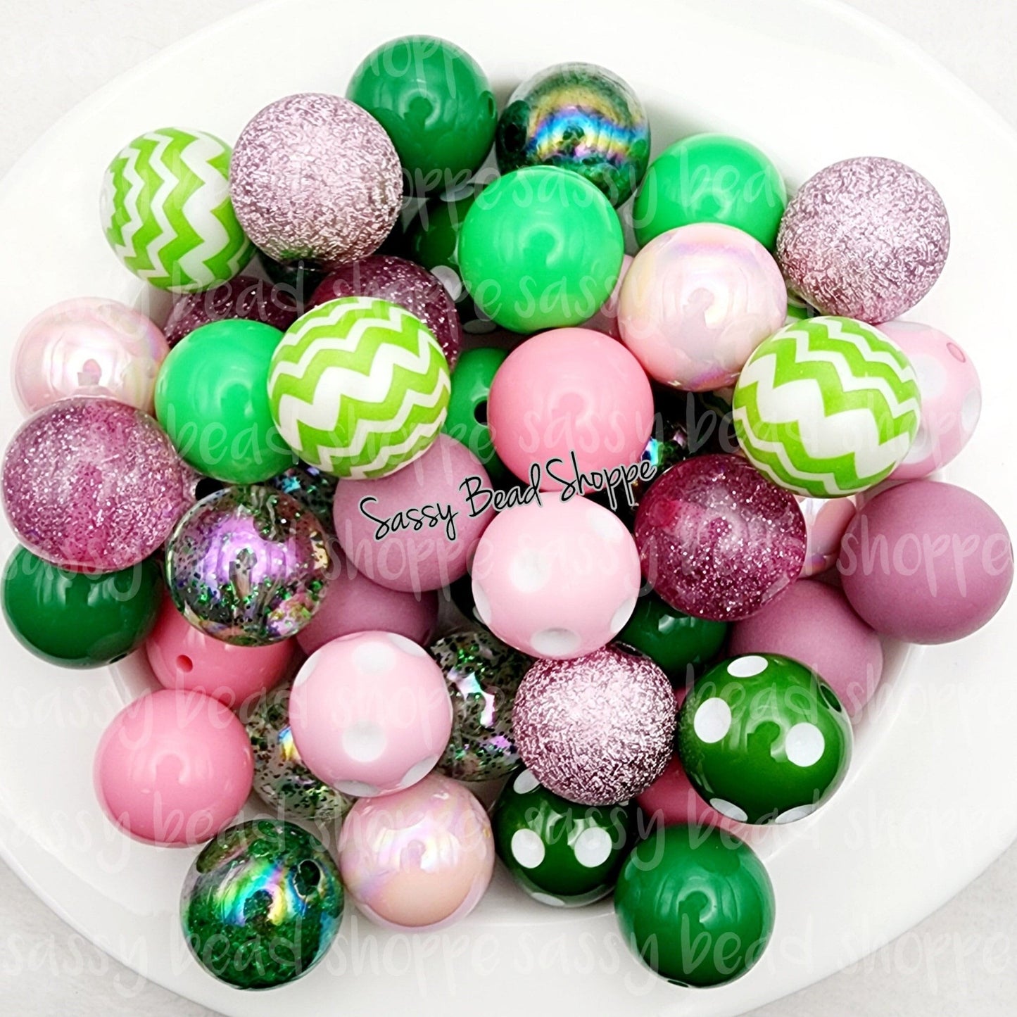 True Love Bubblegum Bead Mix - Sassy Bead Shoppe