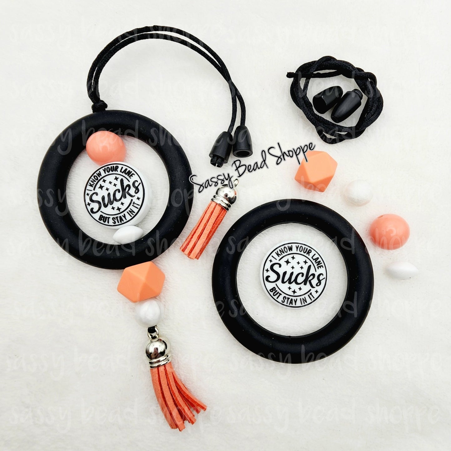 Stay Away Car Charm Kit - Sassy Bead Shoppe