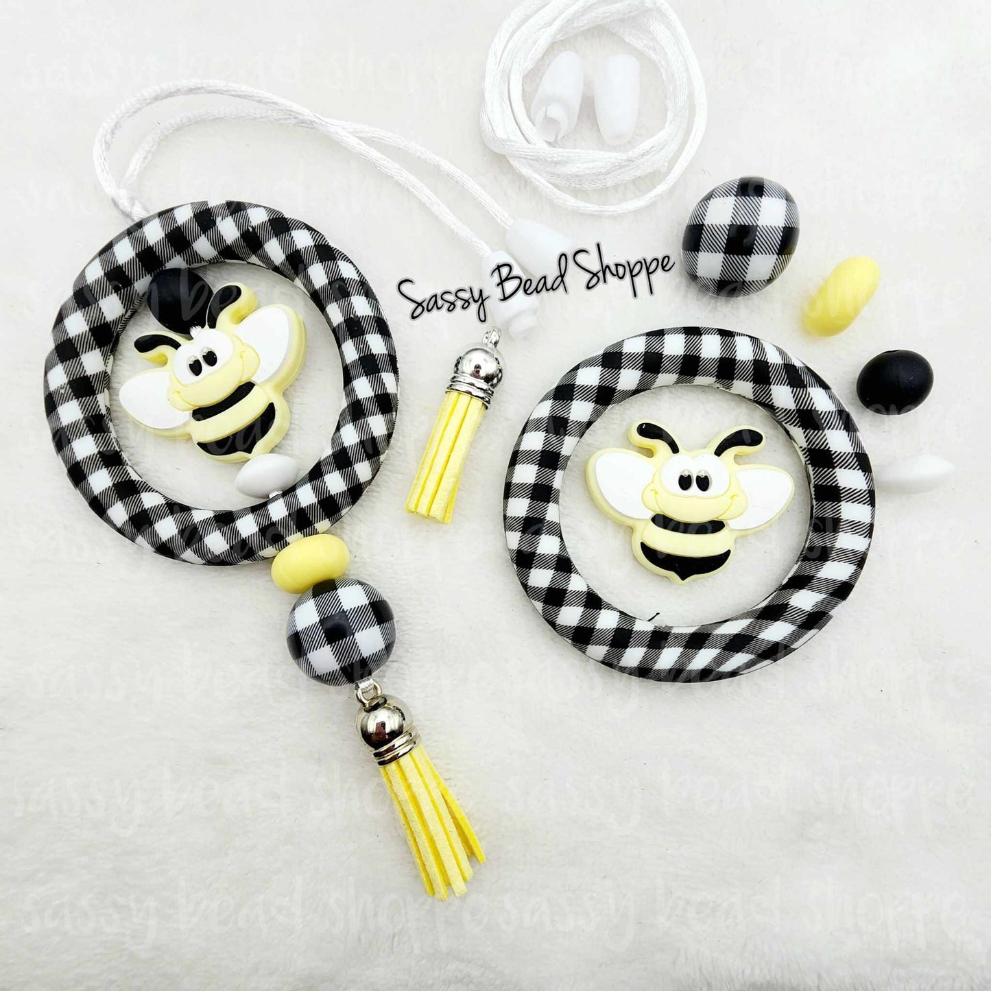 Honey Bee Car Charm Kit - Sassy Bead Shoppe