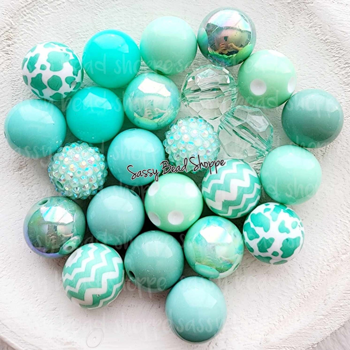 Maybe Mint Bead Mix - Sassy Bead Shoppe