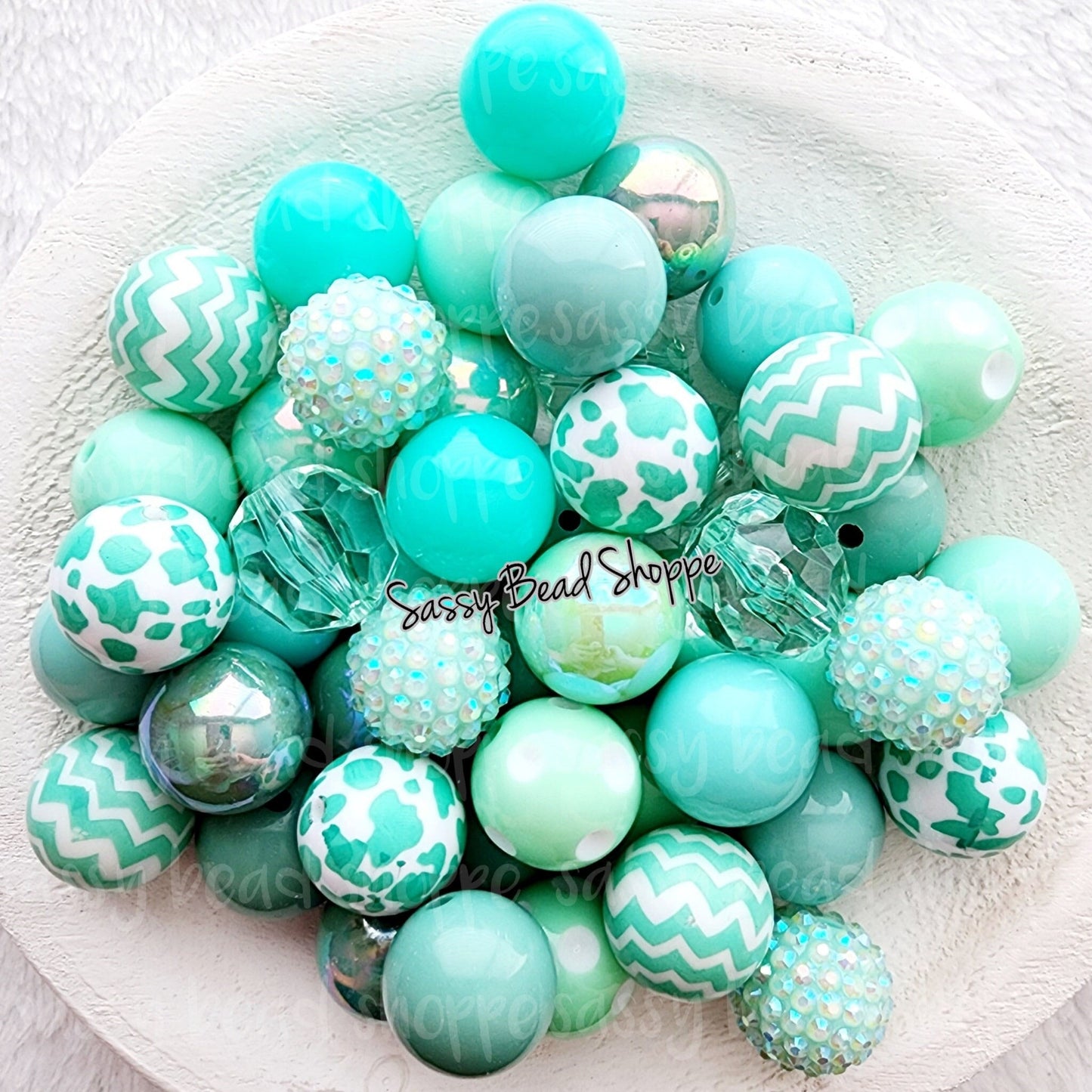 Maybe Mint Bead Mix - Sassy Bead Shoppe