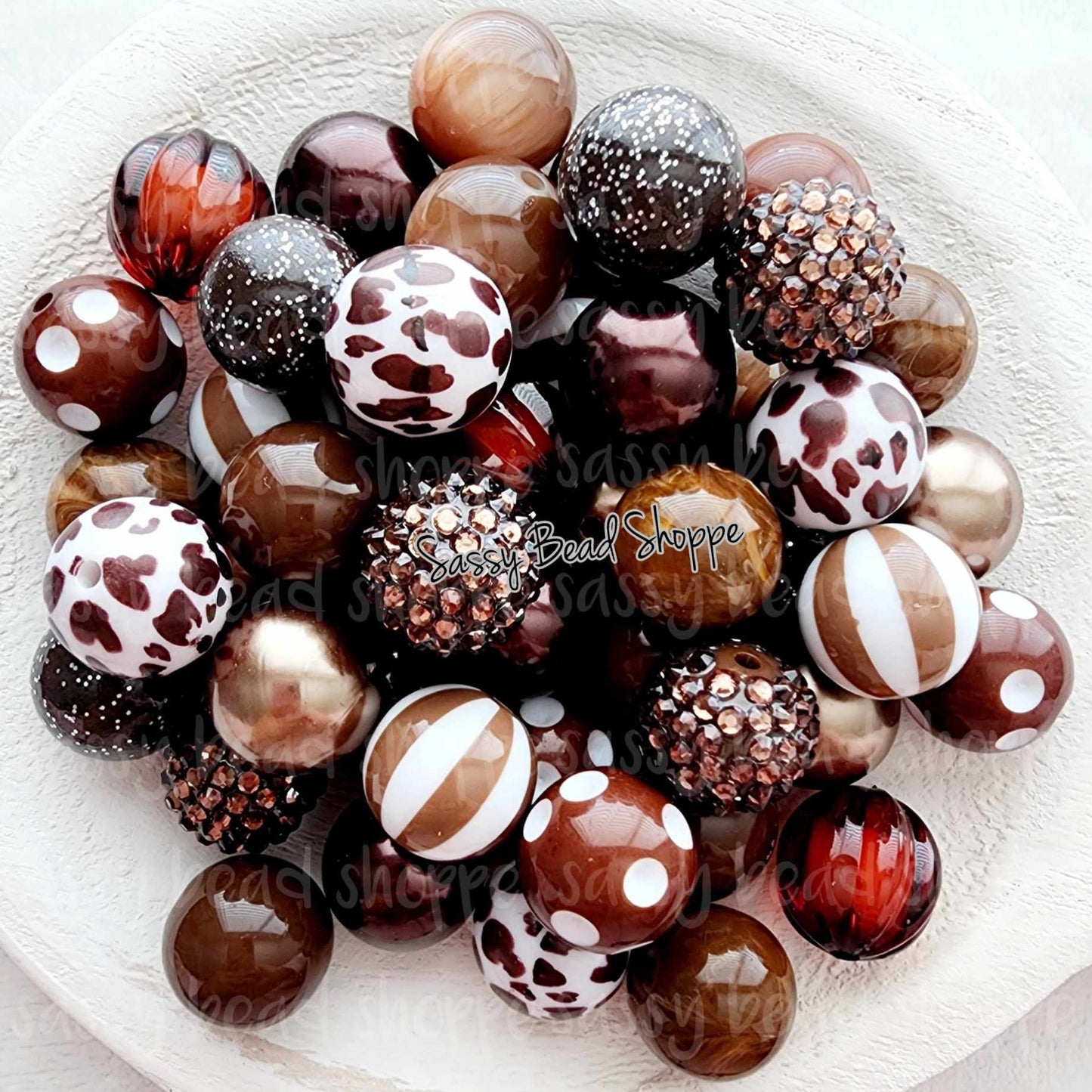 Bronzey Brown Bead Mix - Sassy Bead Shoppe