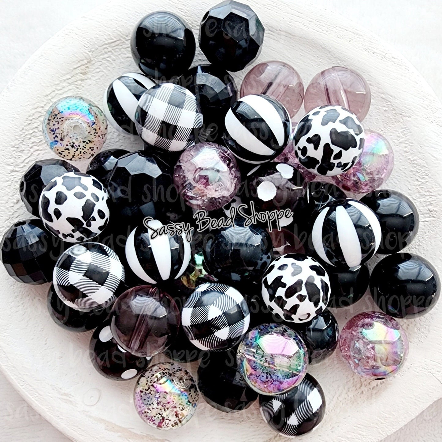Basic Black Bead Mix - Sassy Bead Shoppe