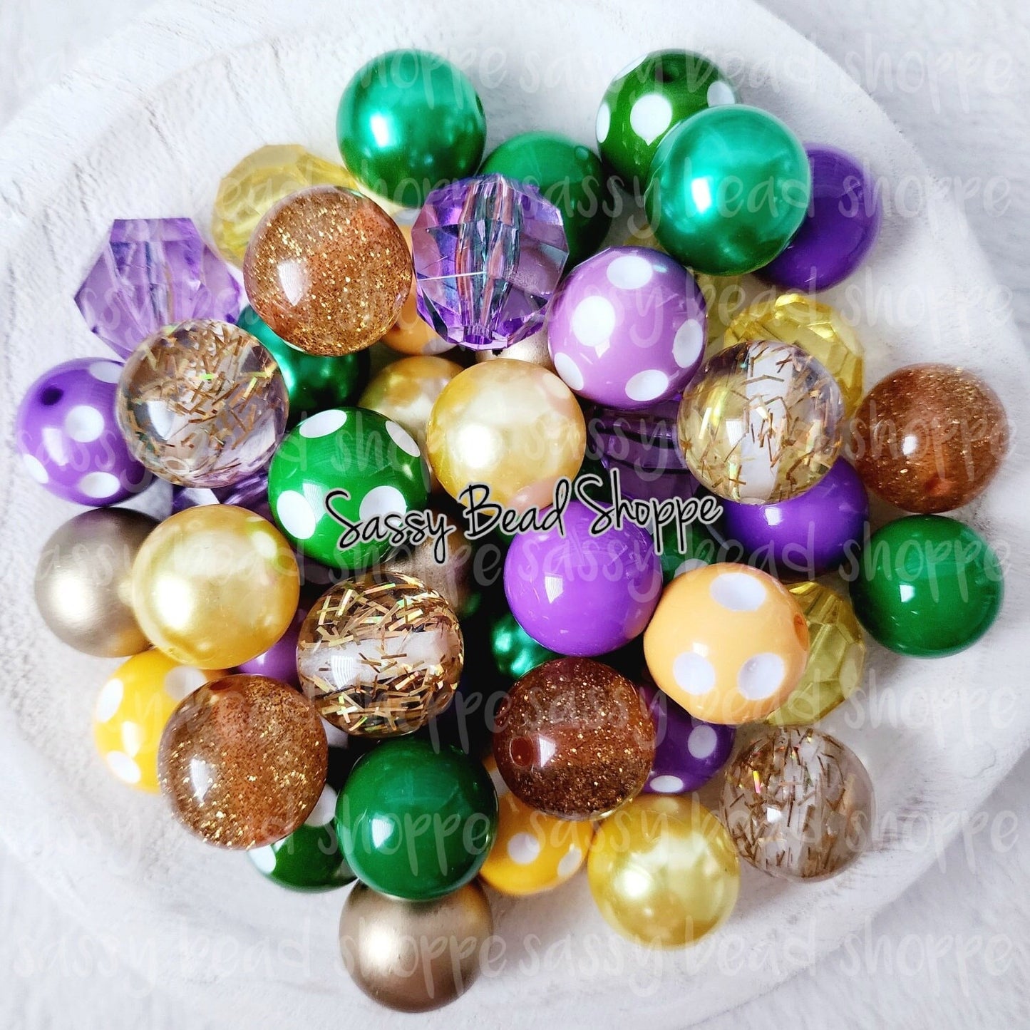 Mardi Gras Bead Mix - Sassy Bead Shoppe