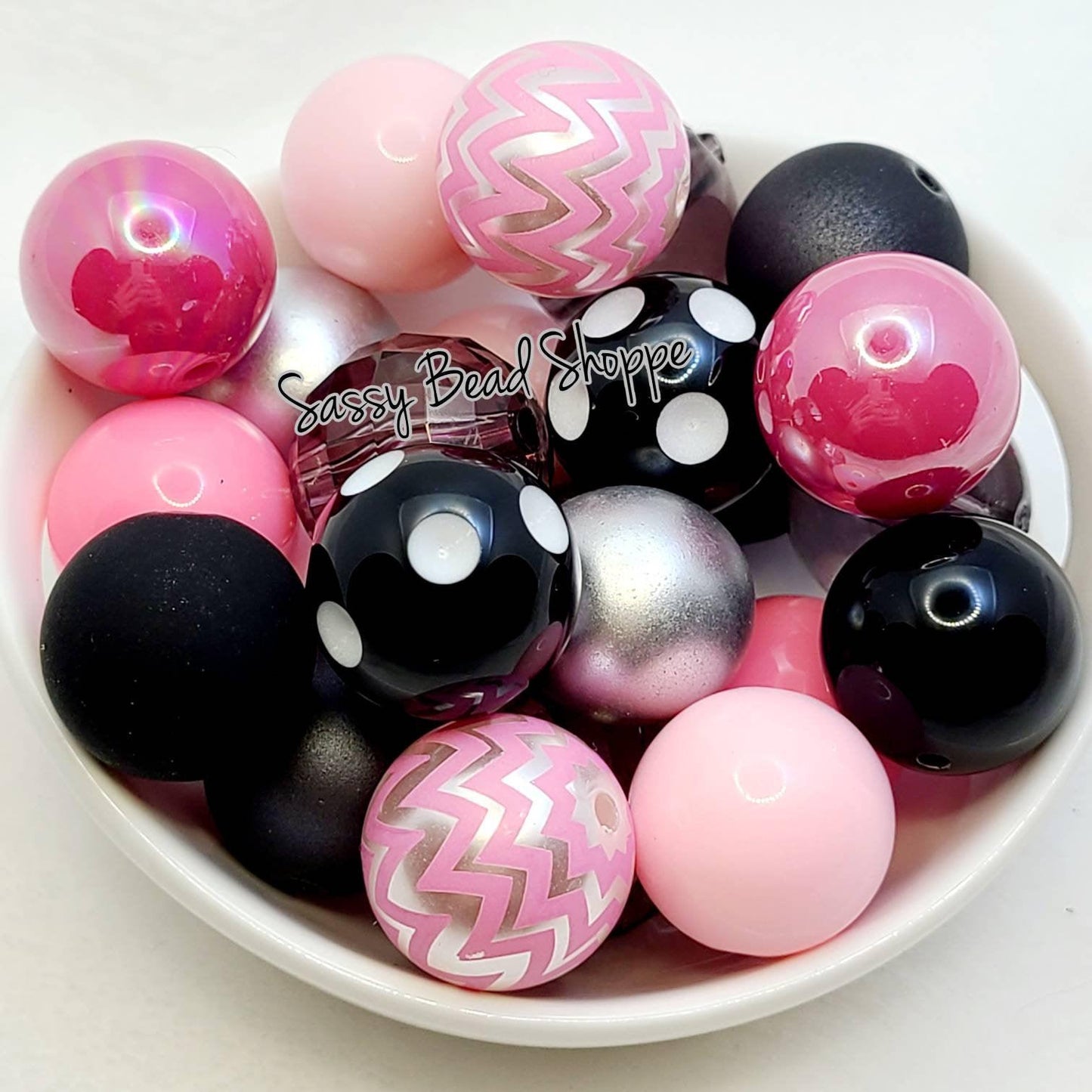 Tease Bubblegum Bead Mix - Sassy Bead Shoppe