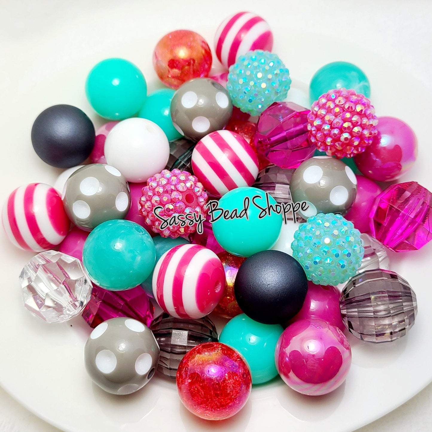 Wild & Free Bubblegum Bead Mix - Sassy Bead Shoppe