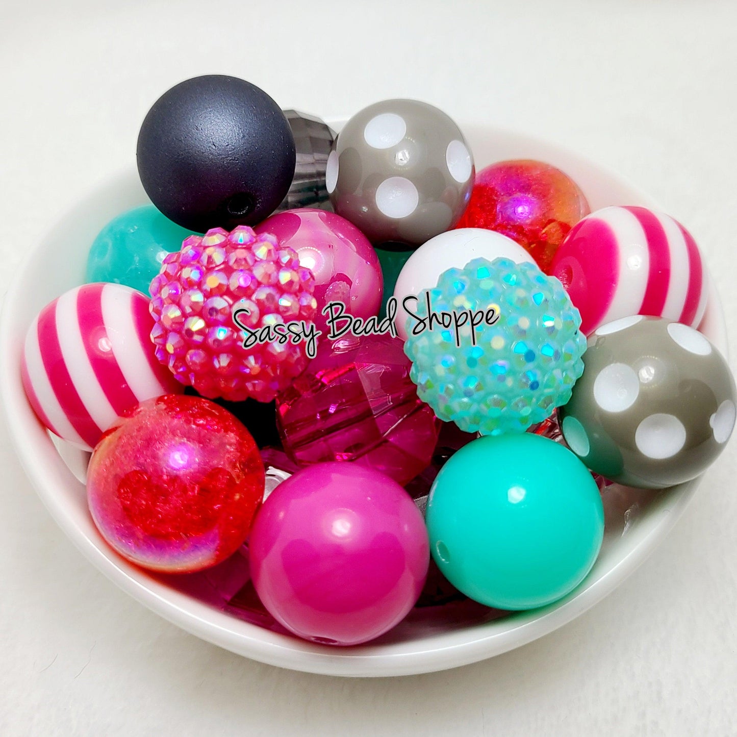 Wild & Free Bubblegum Bead Mix - Sassy Bead Shoppe
