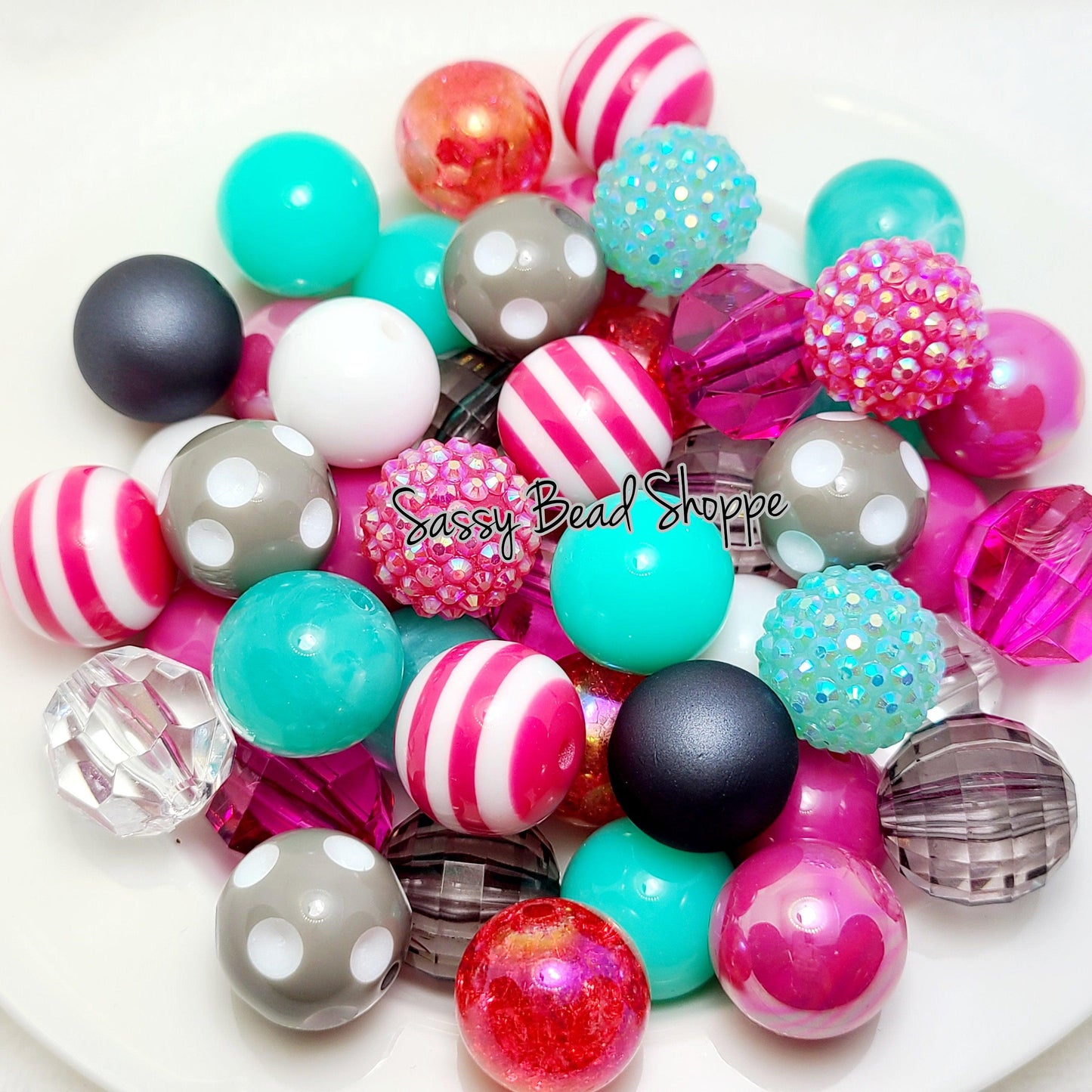Wild & Free Bubblegum Bead Mix - Sassy Bead Shoppe