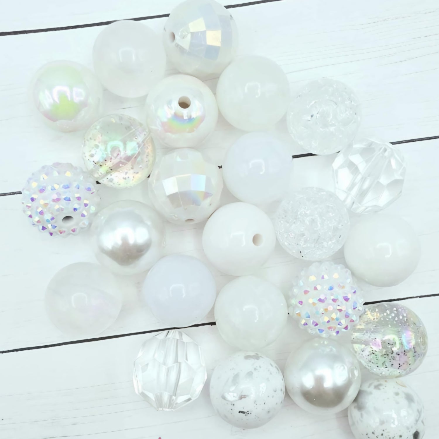 Shades of White, Clear & Ivory