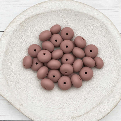 14mm Abacus Silicone Beads