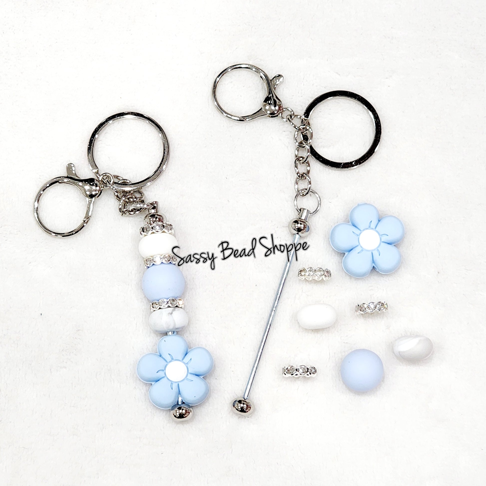 Dusky Skies Keychain Kit - Sassy Bead Shoppe