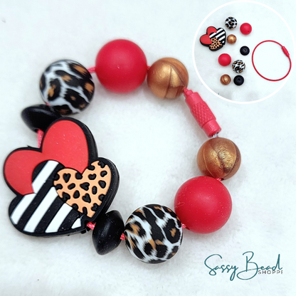 Love Leopard Tumbler Charm Kit
