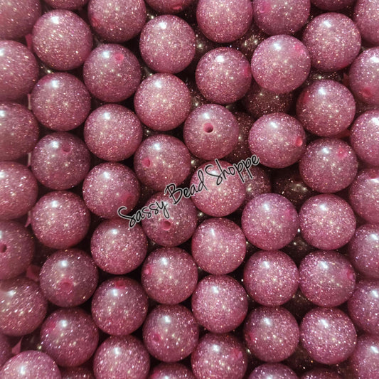 20MM Mauve Shimmer Beads