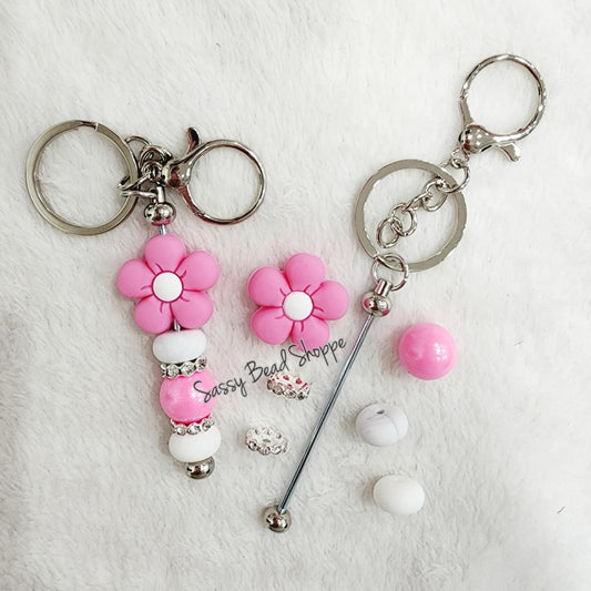 Pink Sparkle Keychain Kit