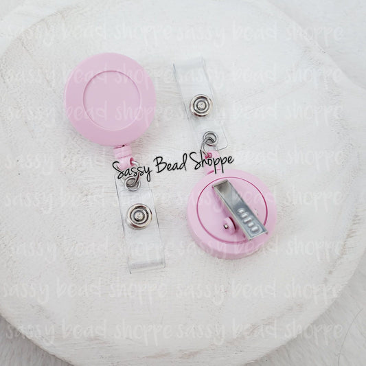 Pink Badge Reel