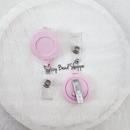 Pink Badge Reel