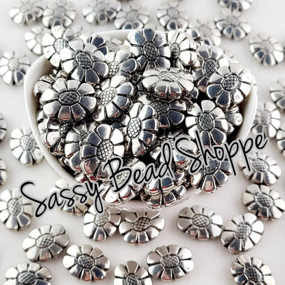 Sassy Bead Shoppe
Flower Oval Metal Bead