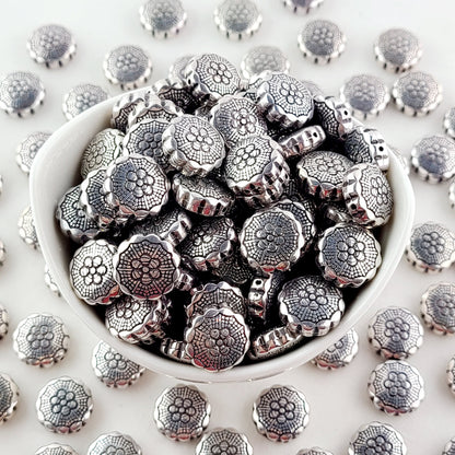 Sassy Bead Shoppe
Double-Side Flower Metal Beads