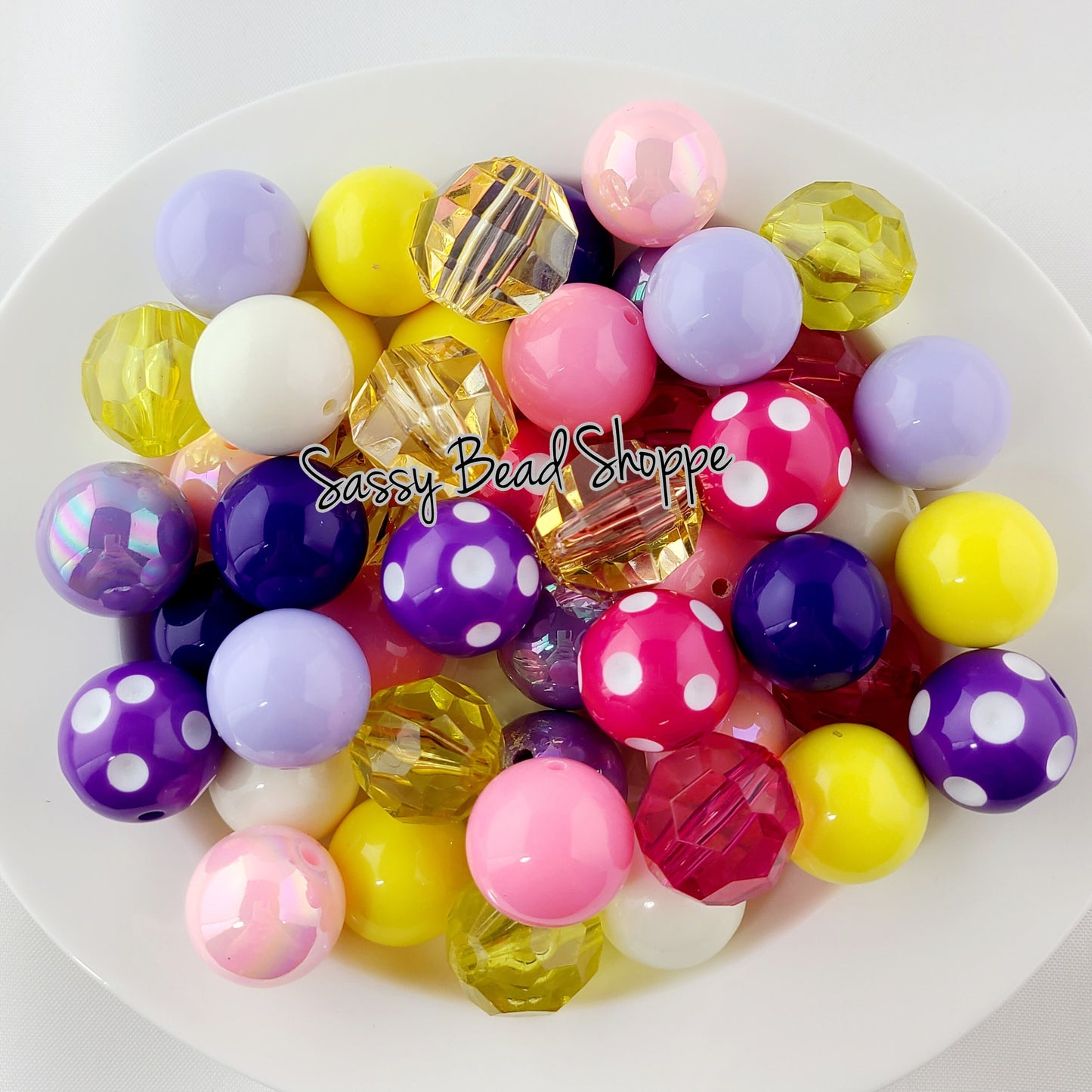 Happy Spring Bubblegum Bead Mix